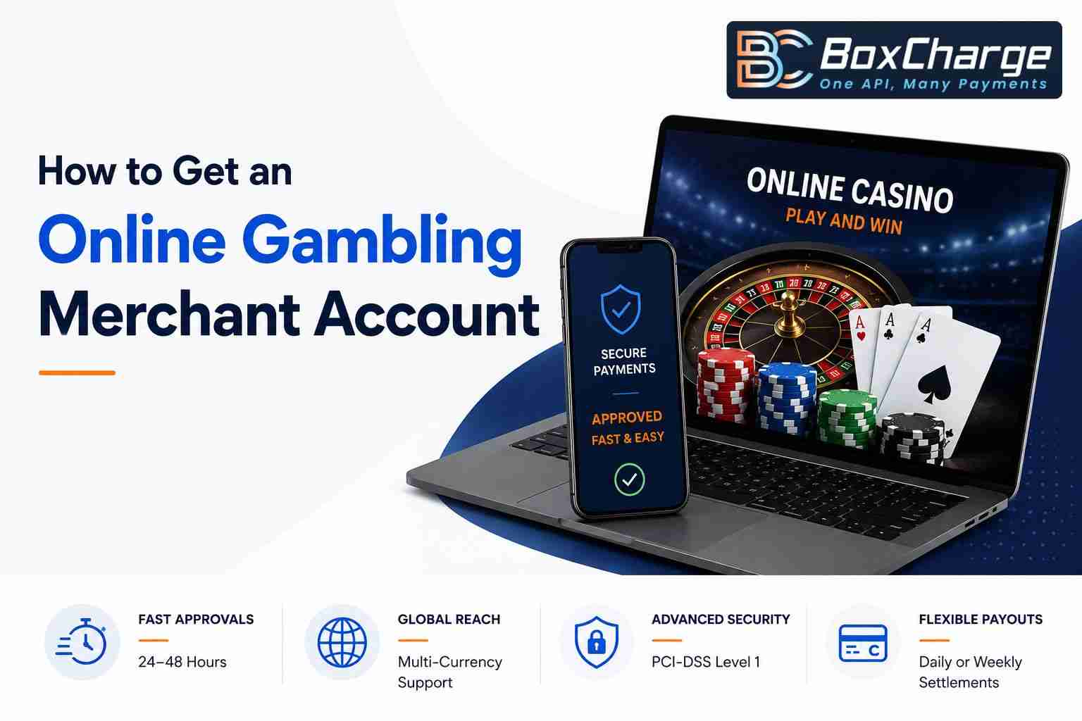 How to Get an Online Gambling Merchant Account: Fast Approval, Low Risk & Global Support — BoxCharge Blog