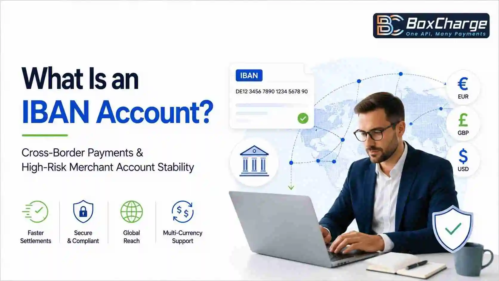What Is an IBAN Account? Why International Businesses Need It for Cross-Border Payments & High-Risk Merchant Account Stability — BoxCharge Blog