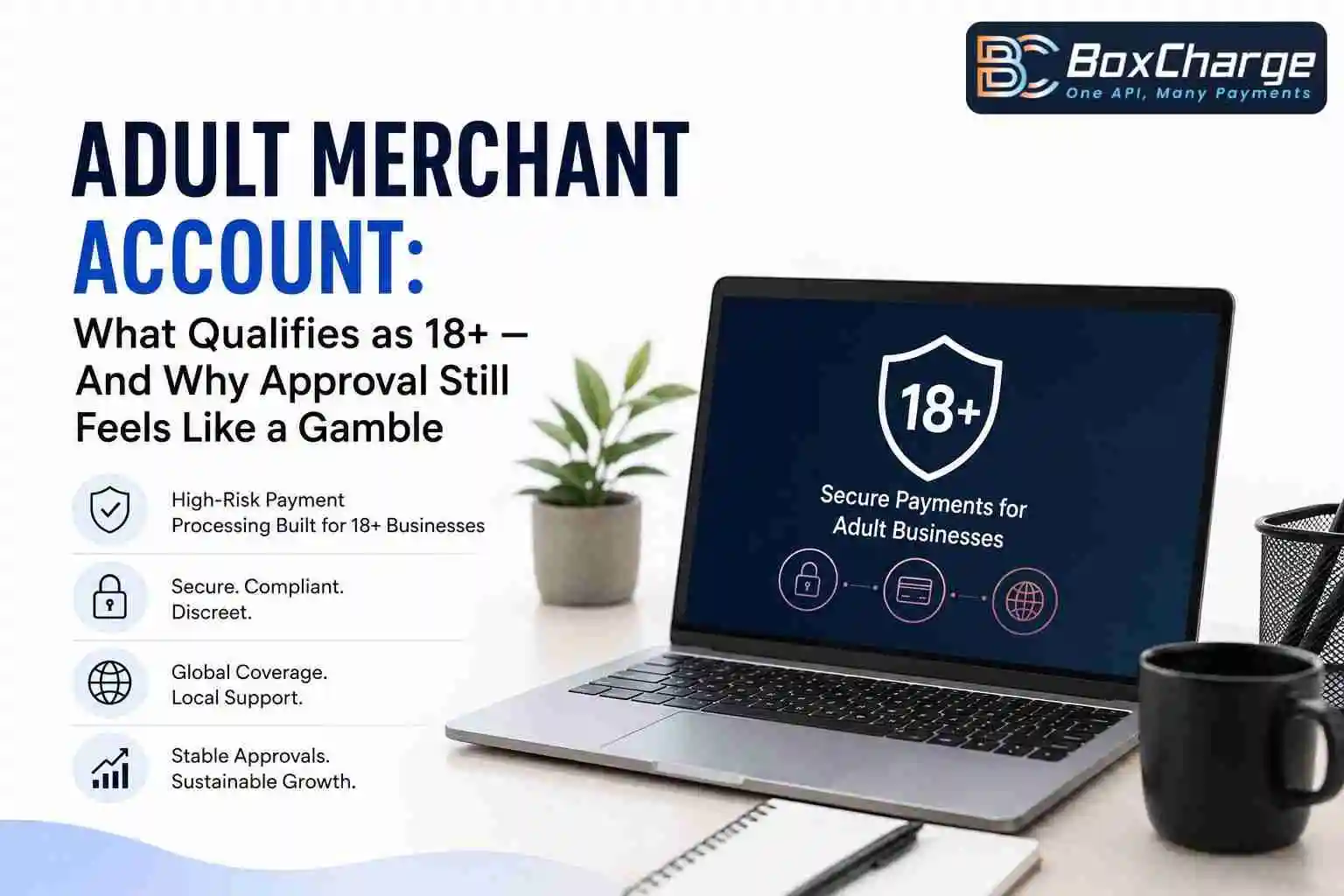 Adult Merchant Account: What Qualifies as 18+ — And Why Approval Still Feels Like a Gamble — BoxCharge Blog