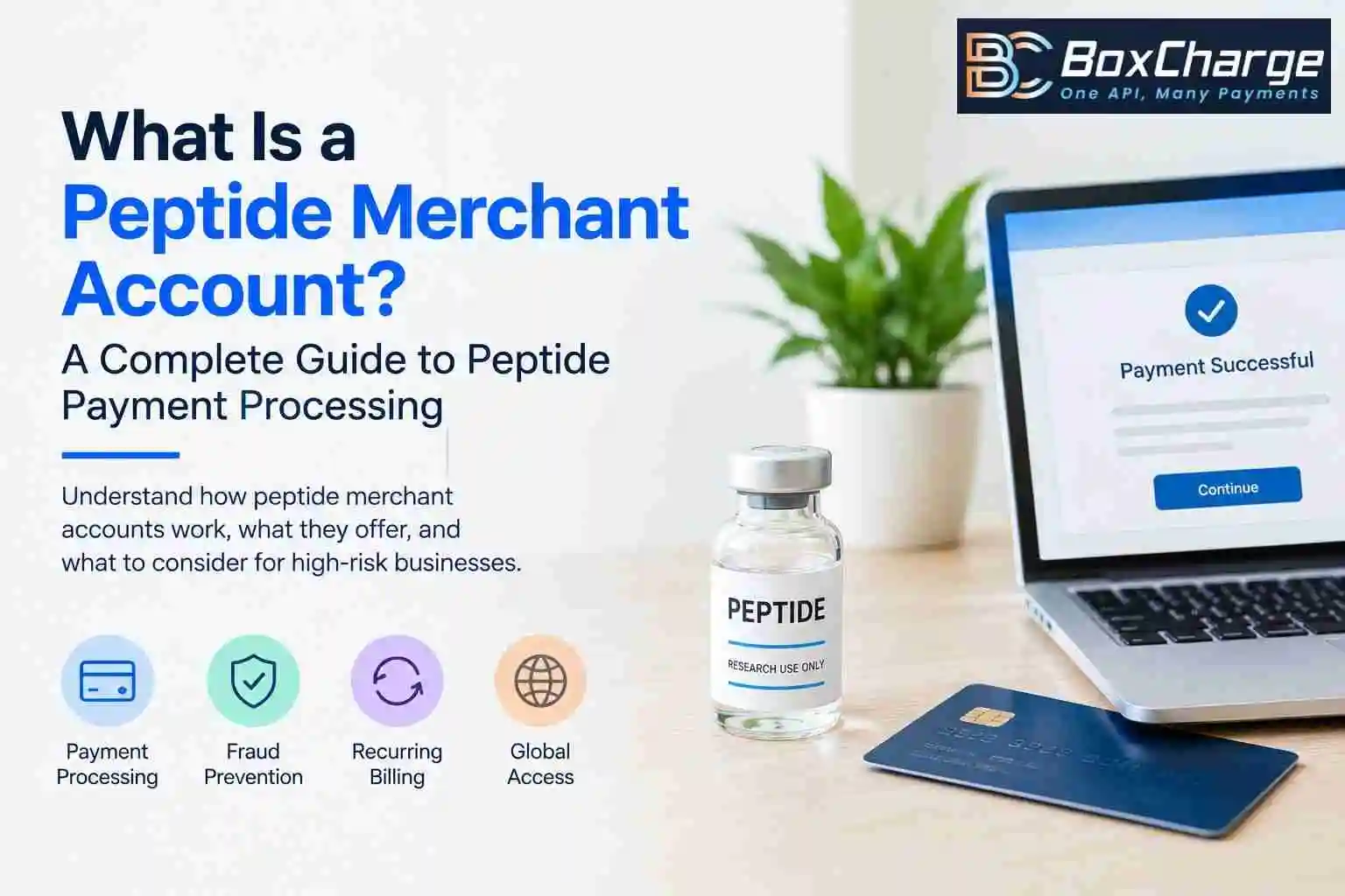 What Is a Peptide Merchant Account? A Complete Guide to Peptide Payment Processing — BoxCharge Blog