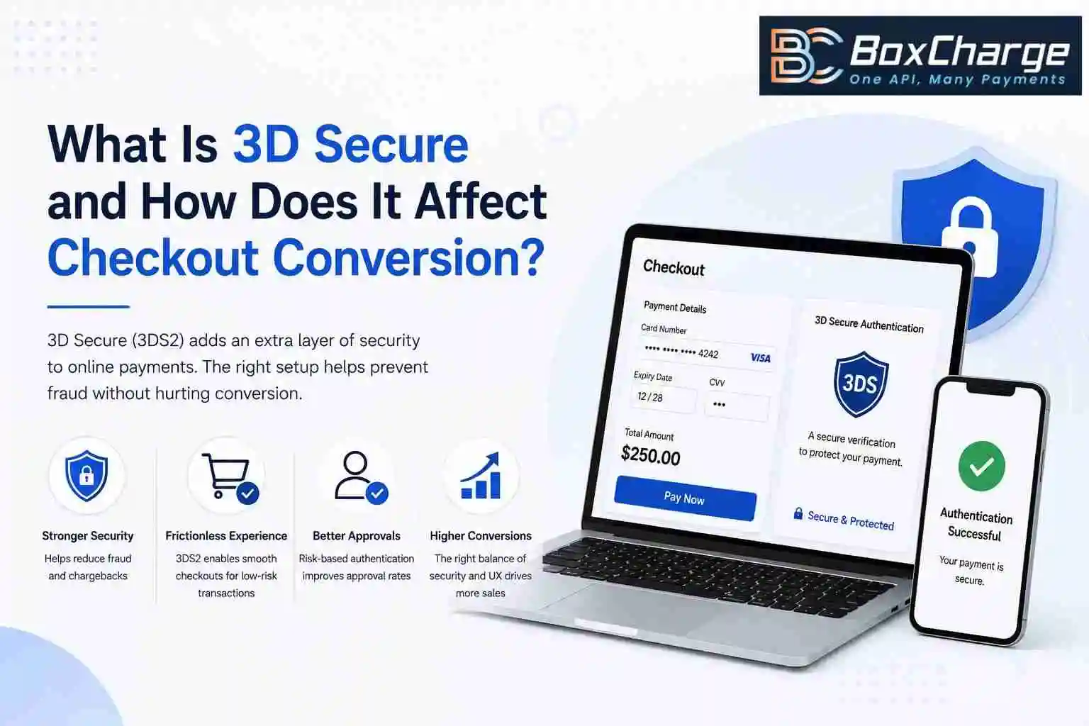 What Is 3D Secure? How 3DS2 Can Affect Checkout Conversion for High-Risk Merchants — BoxCharge Blog