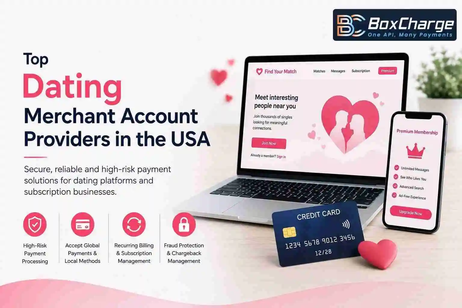 7 Best Dating Merchant Account Providers in the USA for 2026 — BoxCharge Blog