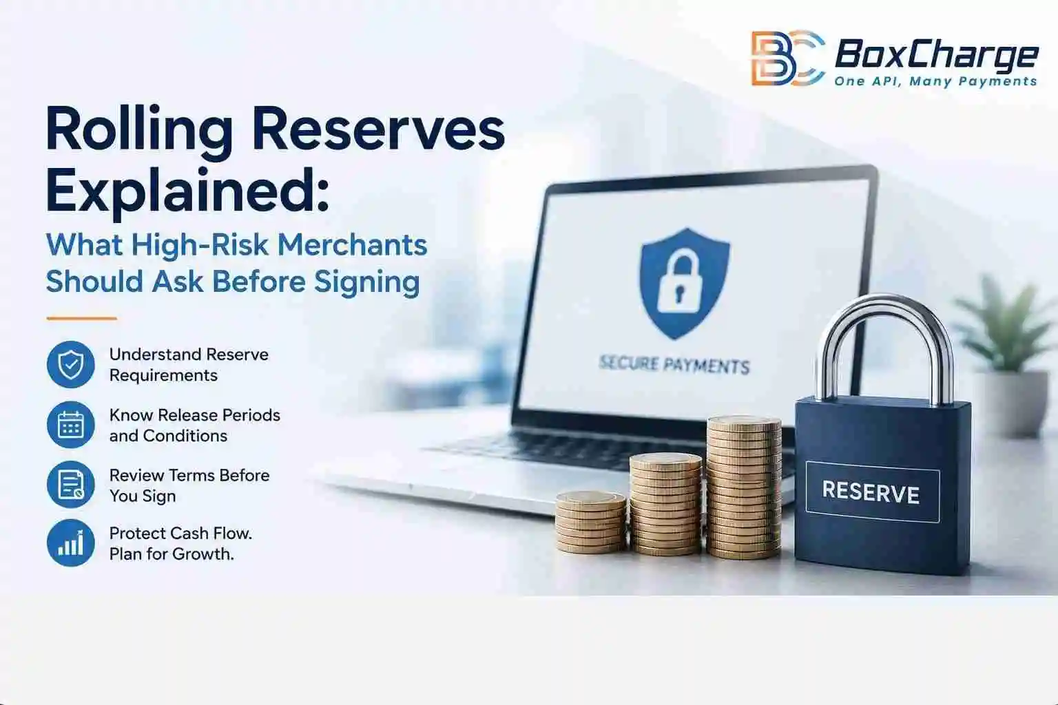 Rolling Reserves Explained: What High-Risk Merchants Should Ask Before Signing — BoxCharge Blog
