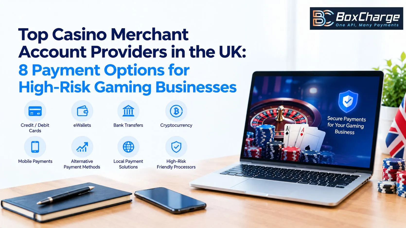 Top Casino Merchant Account Providers in the UK: 8 Payment Options for High-Risk Gaming Businesses — BoxCharge Blog