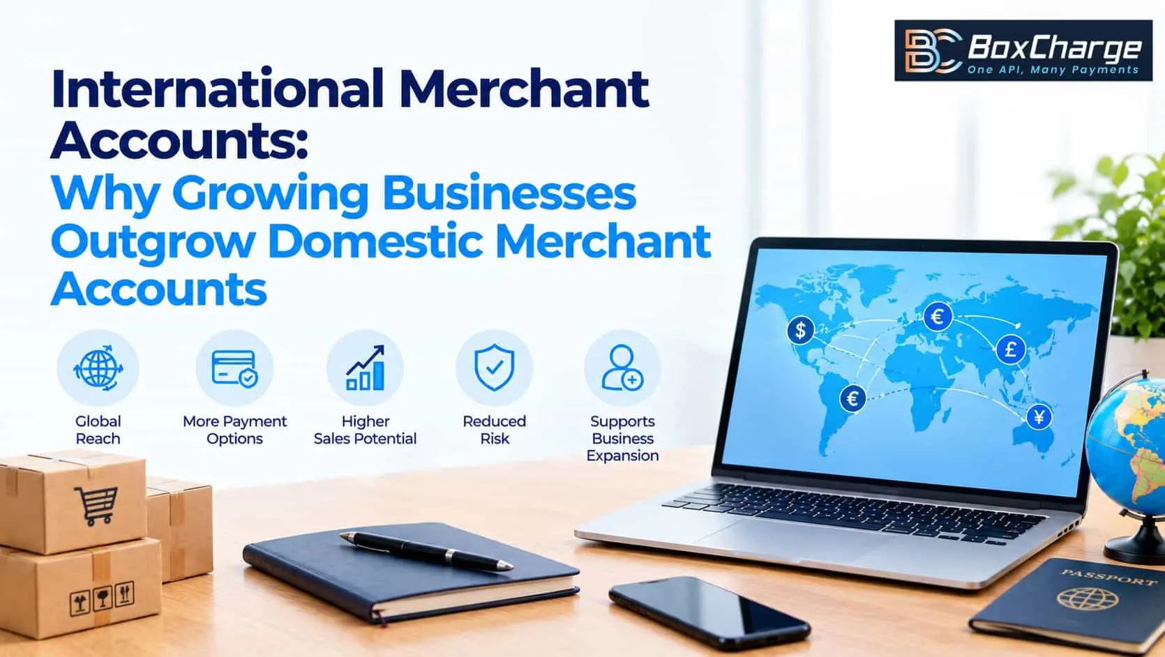 International Merchant Accounts: Why Growing Businesses Outgrow Domestic Merchant Accounts — BoxCharge Blog