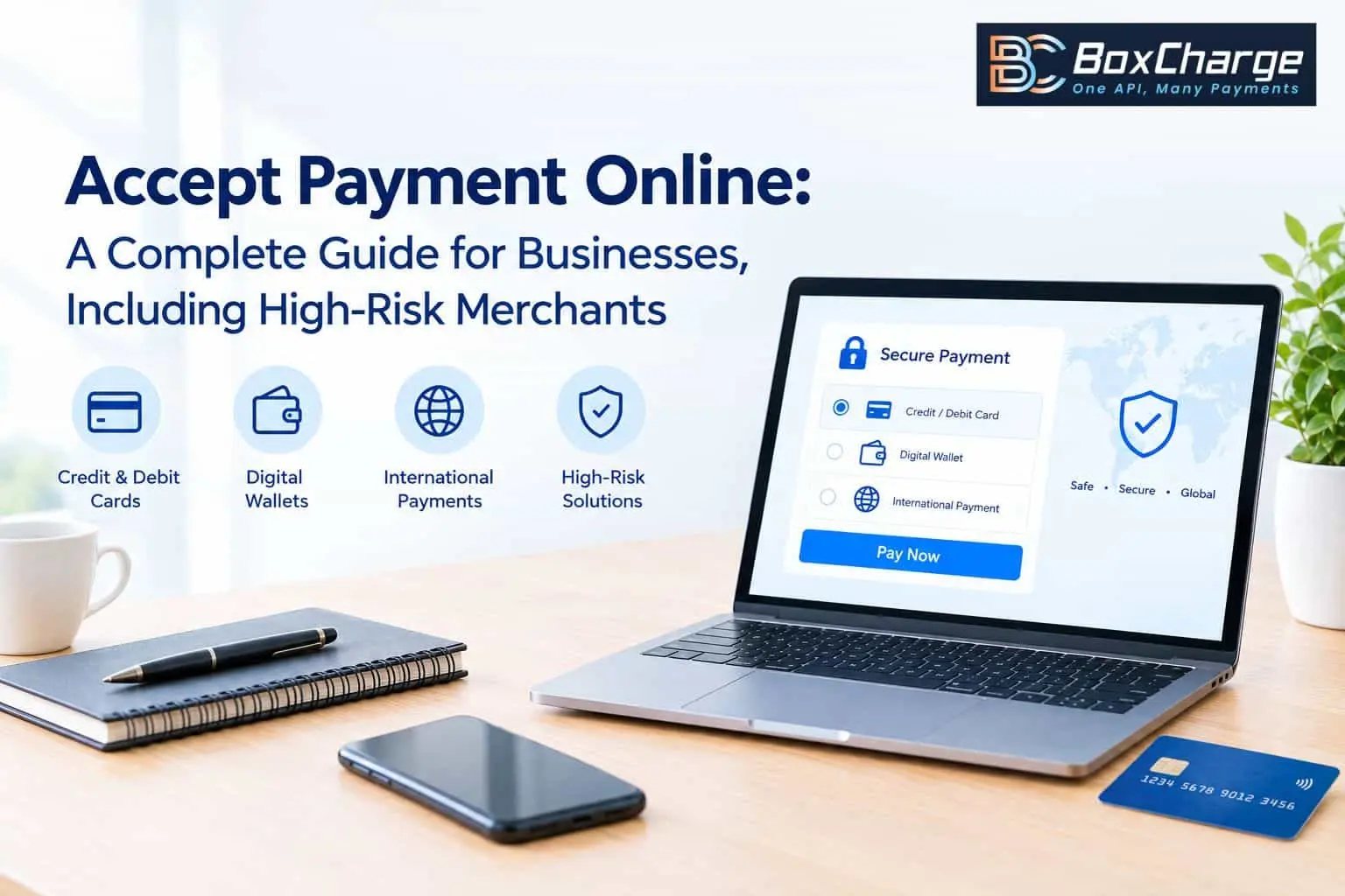 Accept Payment Online: A Complete Guide for Businesses, Including High-Risk Merchants — BoxCharge Blog